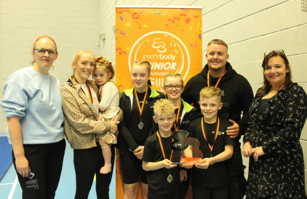 The Frost Family from Crewe won the 'Family of the Year' category for being one of the most active families in Cheshire East. (Image - Everybody)