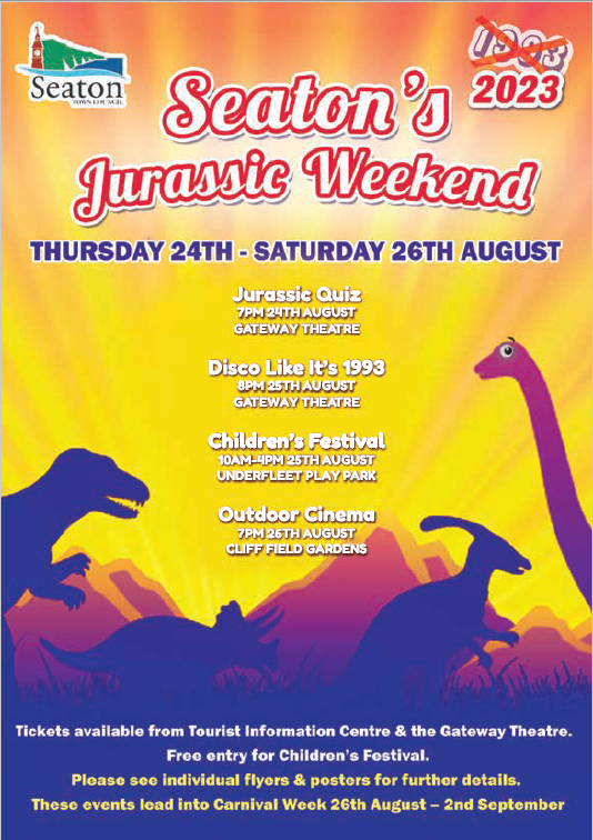 Seaton Jurassic Weekend will offer varied, fun events for all ages