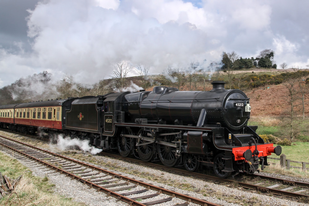 The excursion will be hauled by a Stanier Class 5 locomotive (image by Charlie Jackson)