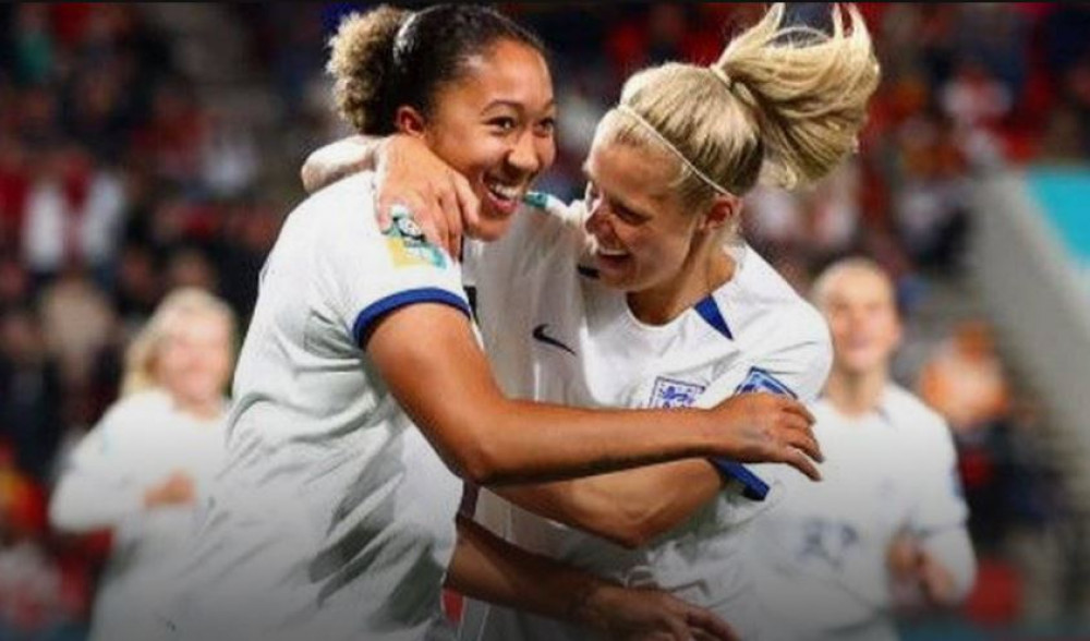 Lauren James scored two sensational goals for England today  as the team cruised to a 6-1 victory over China to claim a place in the last 16 at the World Cup.