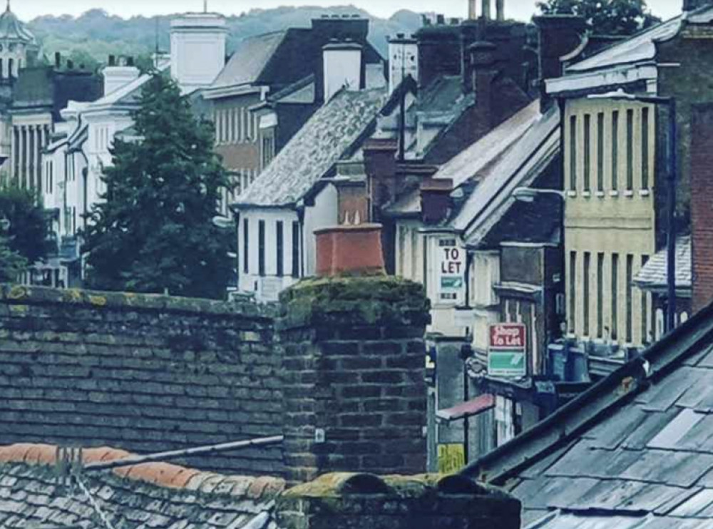 There is help and advice for the cost of living crisis via the government help site on our home page.  PICTURE: Hitchin rooftops. CREDIT: Nub News