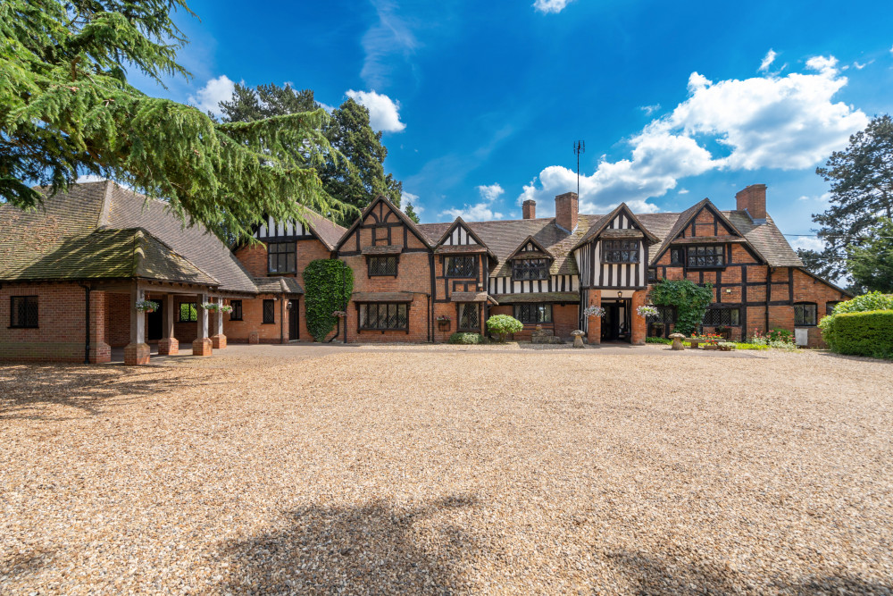 Grade-II listed Shakespeare House has been put on the market (image via SWNS)