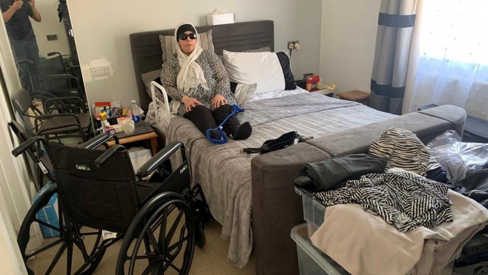 ​Mother and wheelchair user Hasna has become a prisoner in her own home after suffering a serious neurological disorder.