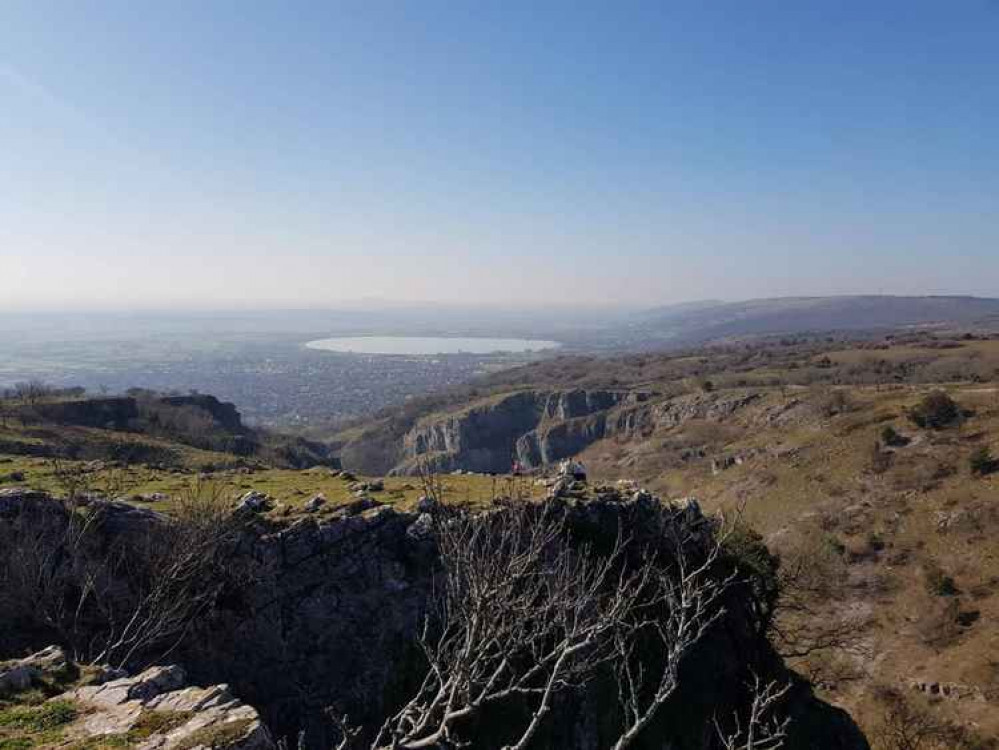 The view across Cheddar Gorge towards the reservoir (Photo: Craig Hooper)