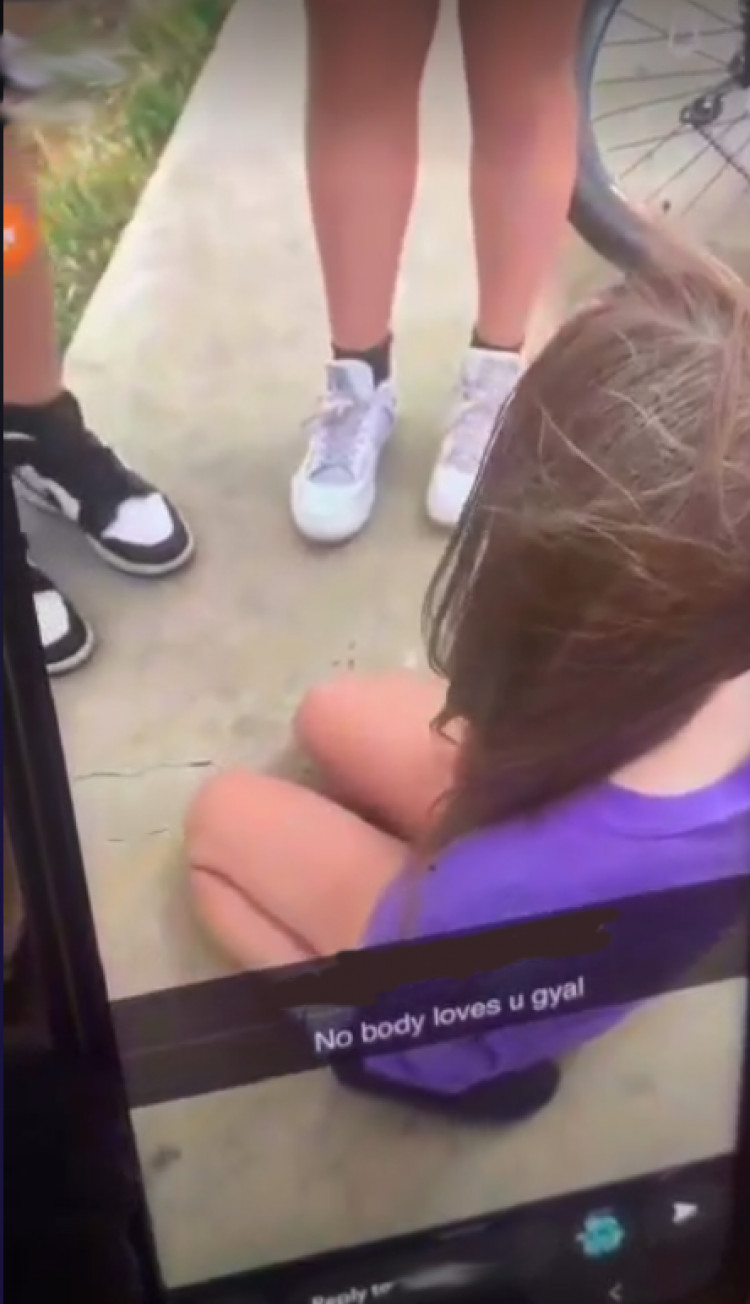 Young girl was humiliated by fellow teenagers