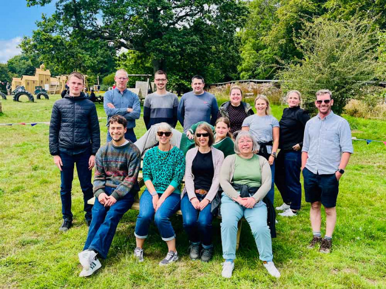 The Harland team enjoying a recent team building day out at Heligan. (Image: Harland Charted Accountants)  