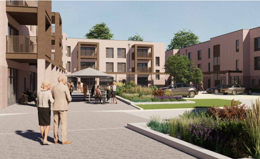 An artist's impression of the proposed retirement facility in Balsall Common (image via planning application)