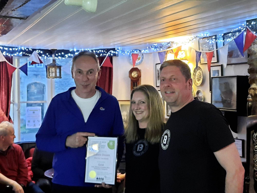 The duo previously won CAMRA's regional beer award. Image credit: Nub News. 