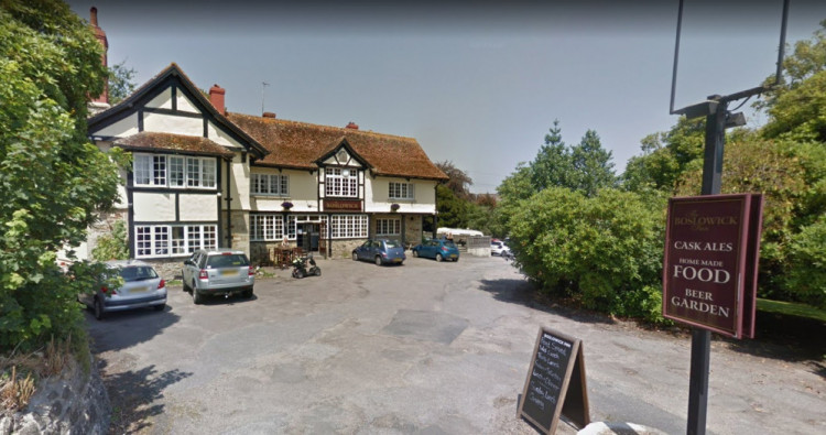 The Boslowick Inn in Falmouth which a developer wanted to demolish and replace with housing. (Image: Google).