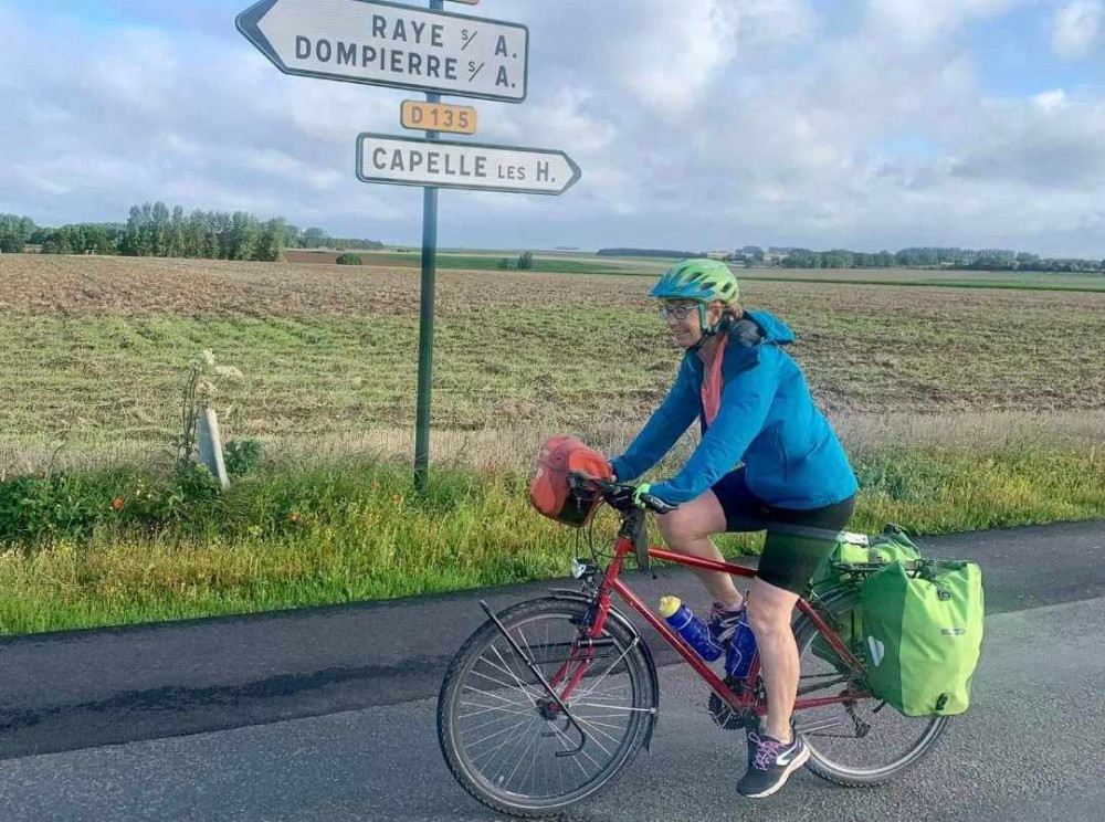 A Rutland-based couple are cycling to Paris to raise money for two local charities. Image credit: Steve Gorman. 