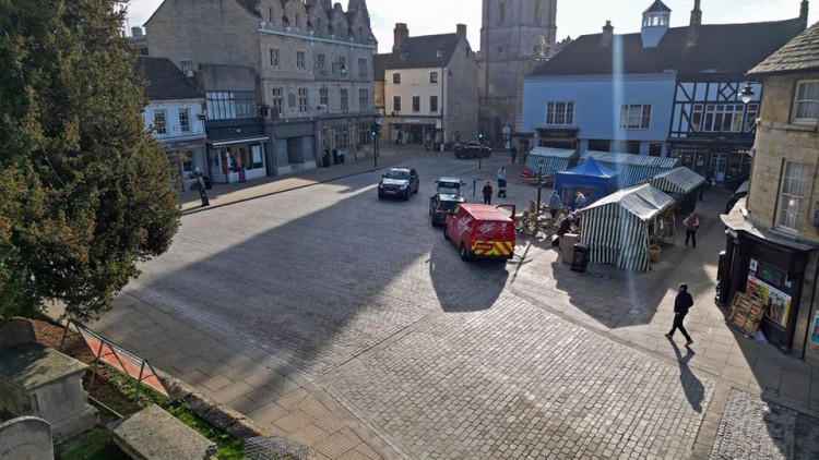 More repair works will cause traffic disruptions in Red Lion Square this September. Image credit: SKDC.