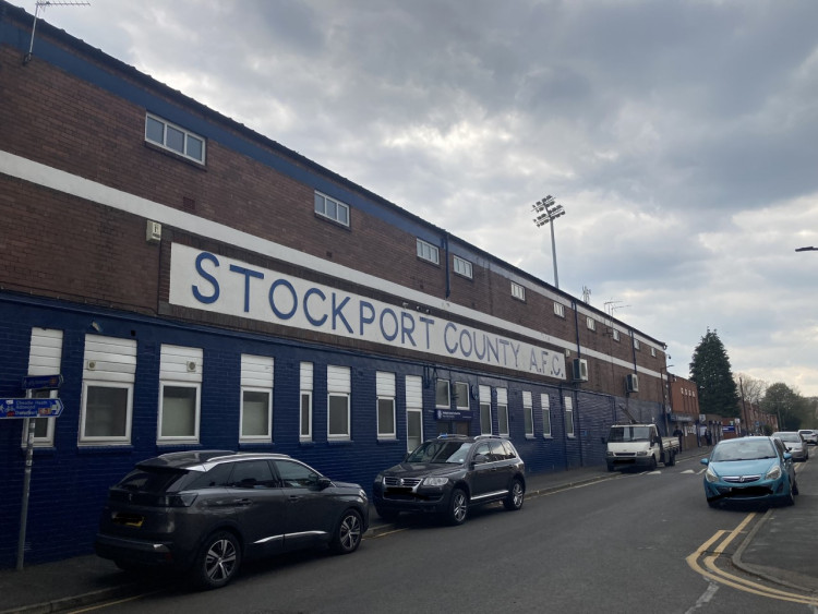 County conceded a goal from a set-piece in the 86th minute. FINAL SCORE: Stockport County 0 | Gillingham 1 (Image - Alasdair Perry)