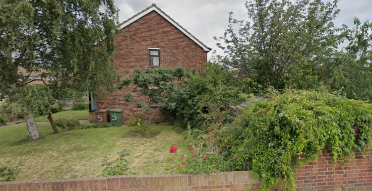 The Chadwell corner plot where it was hoped to build a detached home.