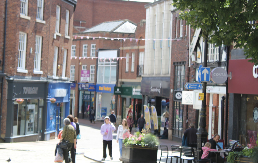 Market Place looking towards Mill Street in Macclesfield. (Image - Macclesfield Nub News)