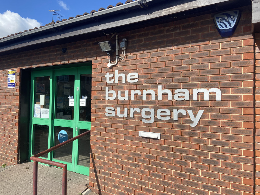 The Burnham Surgery has over 9,000 registered patients. (Credit: Chloe Brewster)