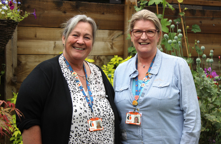 Claire Hancock and Cheryl Simpson MBE of Space4Autism in Macclesfield. (Image - Macclesfield Nub News)