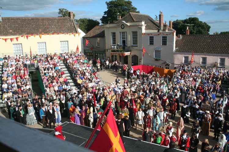 The finale of the previous Axbridge Pageant
