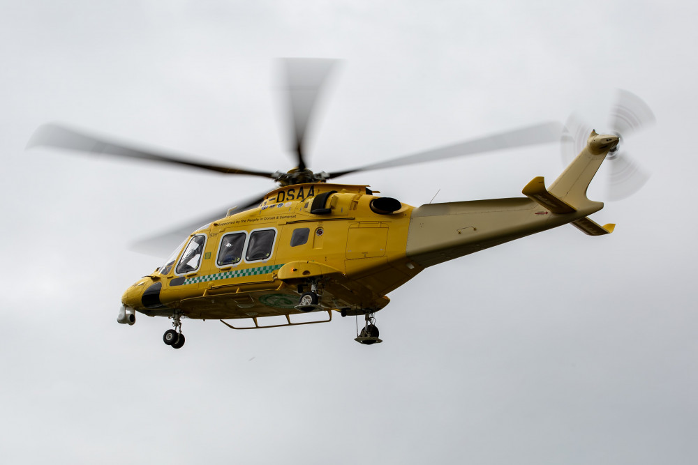 This helicopter was in Frome last week 