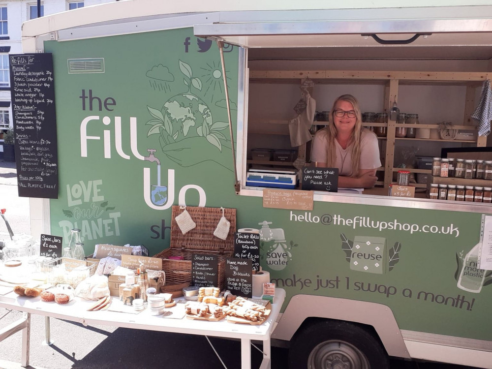 Julie Williams launched Fill Up last July. (Photo: Deborah Bowyer/Alsager Nub News)