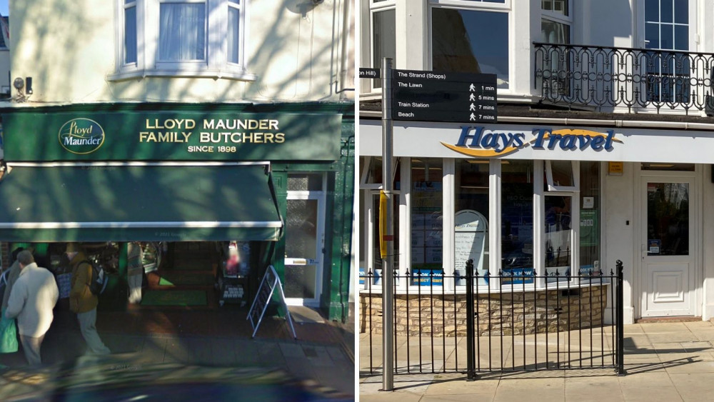 L: Lloyd Maunder (Google). R: Hays Travel (Nub News)