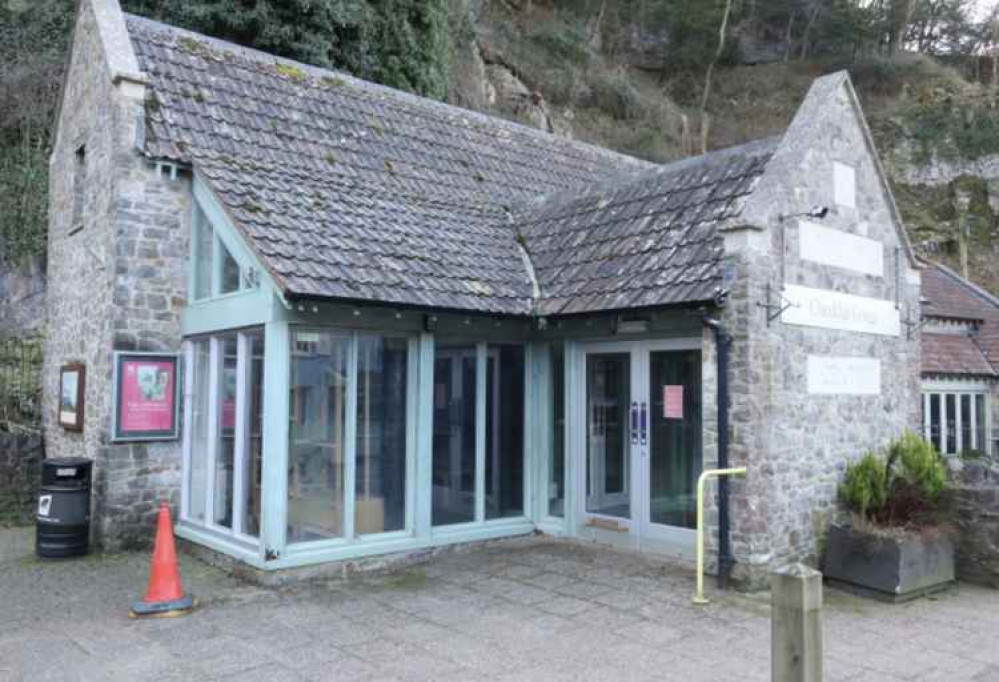 The former National Trust shop in Cheddar Gorge