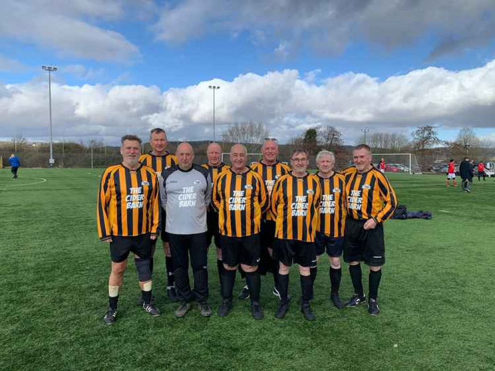 Cheddar Walking Football Club players