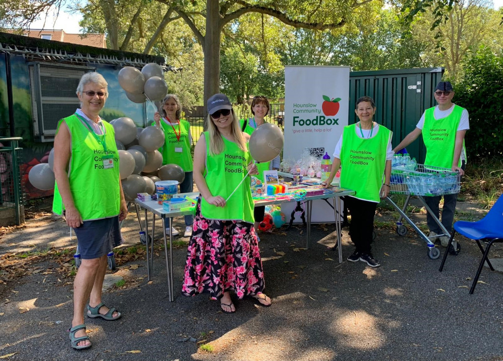 FoodBox and Alexanders volunteers helped families at an event in Brentford last Wednesday. (Credit: Alexanders Group)