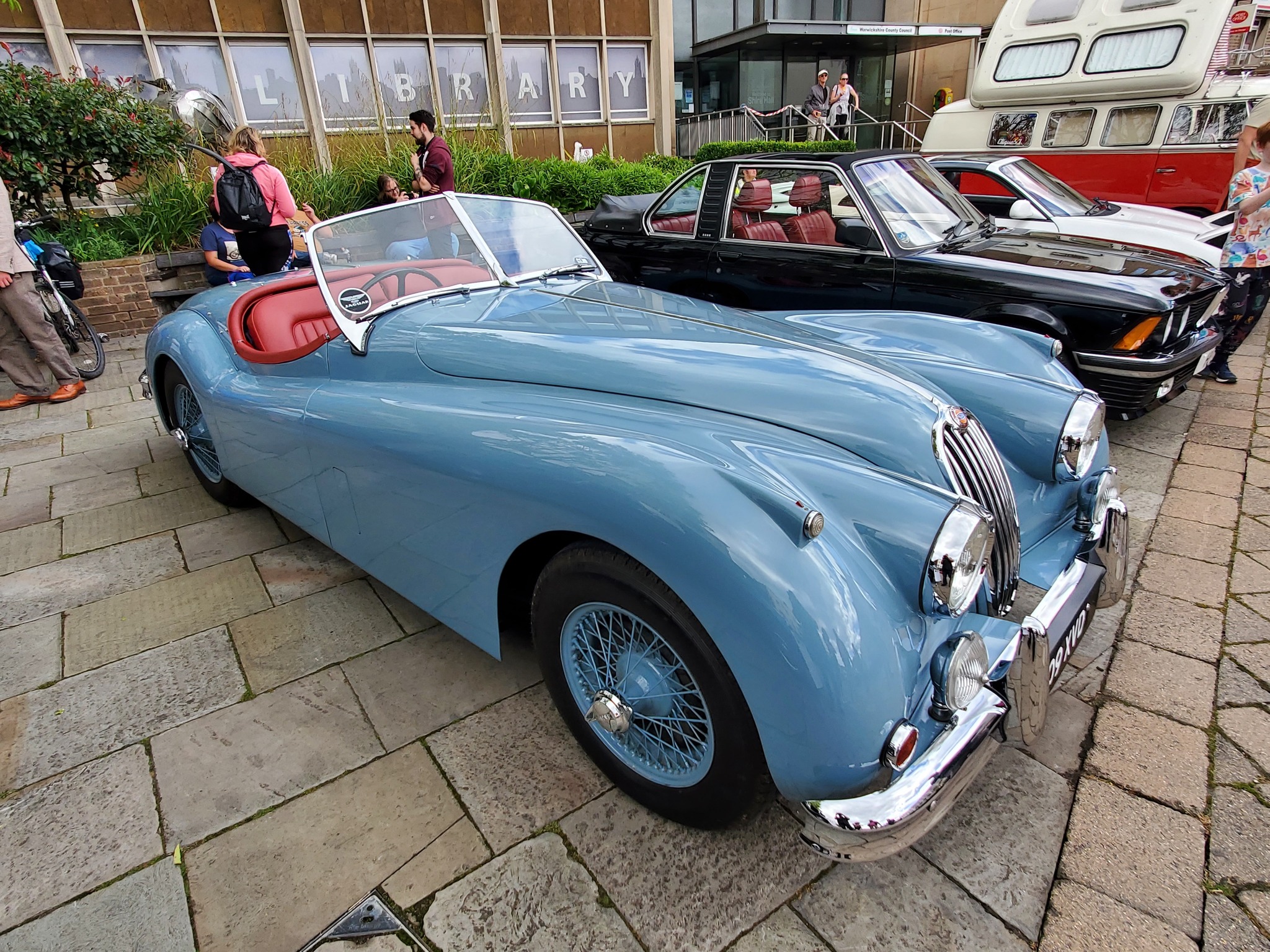 Photographs sent to Nub News by local resident Geoff Ousbey show the range of automobiles on show (image by Geoff Ousbey)