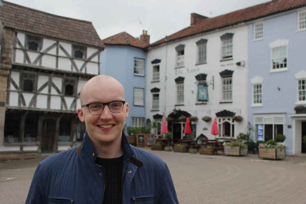 Axbridge town councillor Ben Ferguson