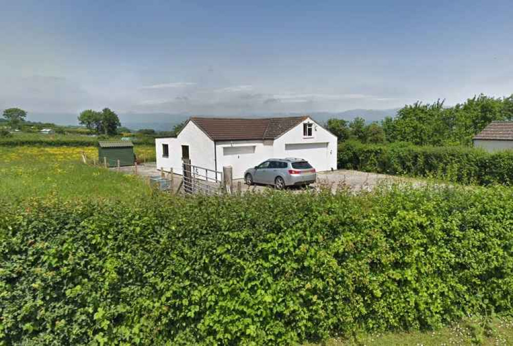 The former garage/workshop in Latcham that had been planned to be converted into a bungalow (Photo: Google Street View)