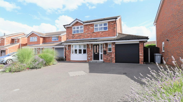 The fully renovated four-bedroom home on Crestwood Close, Wistaston, Crewe (Nub News).
