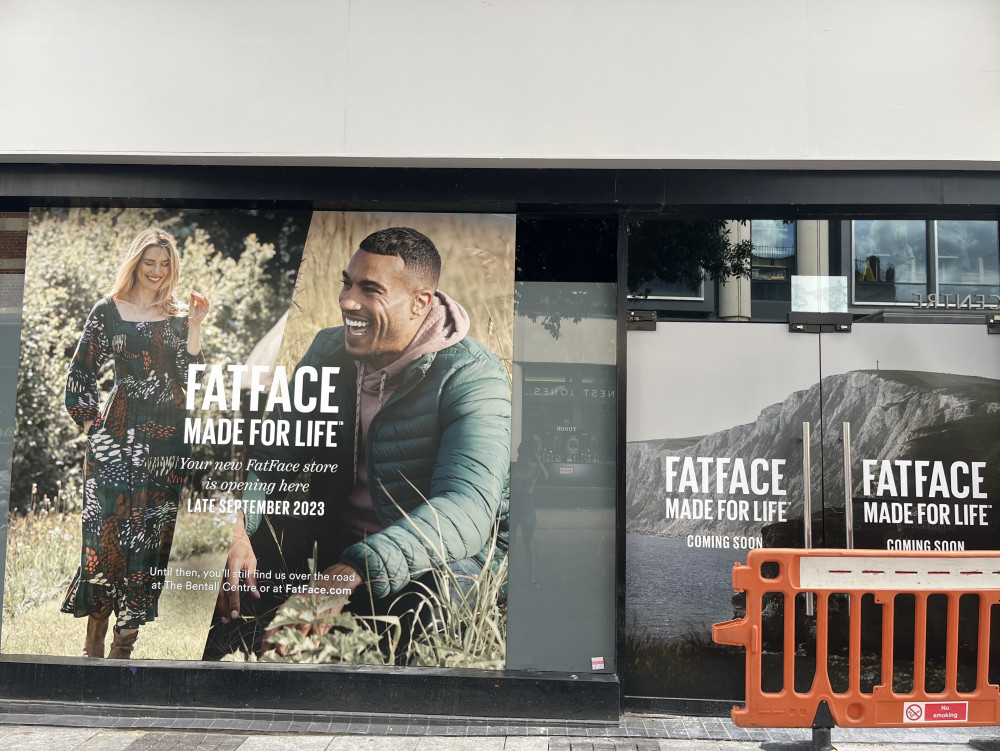 New unit for Kingston's FatFace store on Clarence Street. (Photo: Emily Dalton)