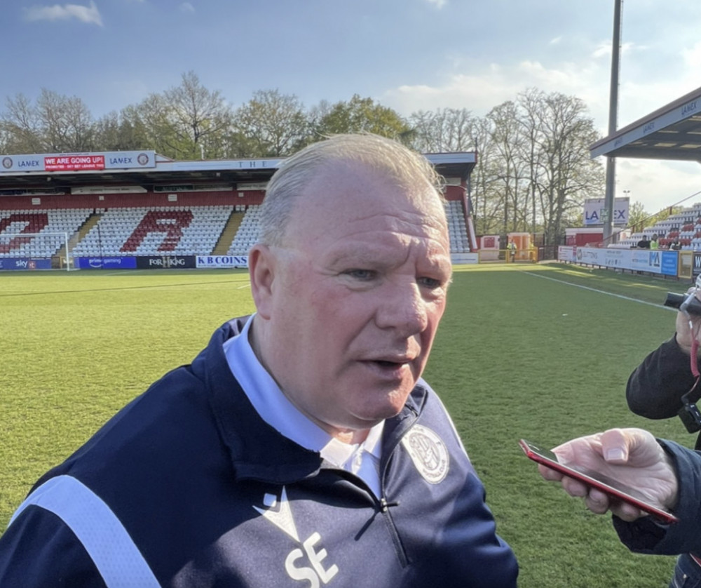 An Audience with Stevenage FC boss Steve Evans. CREDIT: Nub News