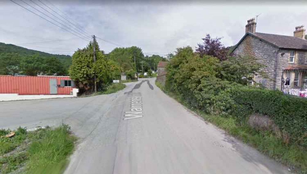 The fire happened in Warrens Hill, Cheddar (Photo: Google Street View)