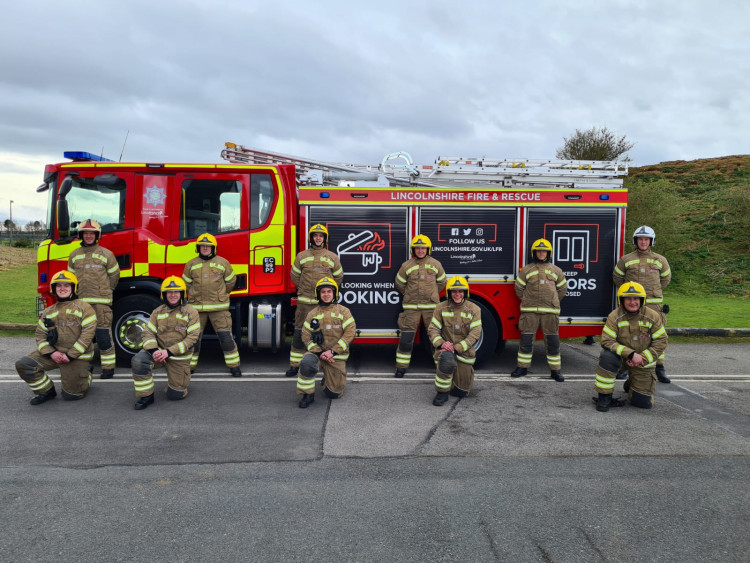 Lincolnshire ranks 34/44 in fire response times. Image credit: Lincolnshire Fire & Rescue Services. 