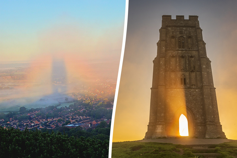 A Brocken spectre is a large shadow of an observer cast onto cloud or mist (image via SWNS)