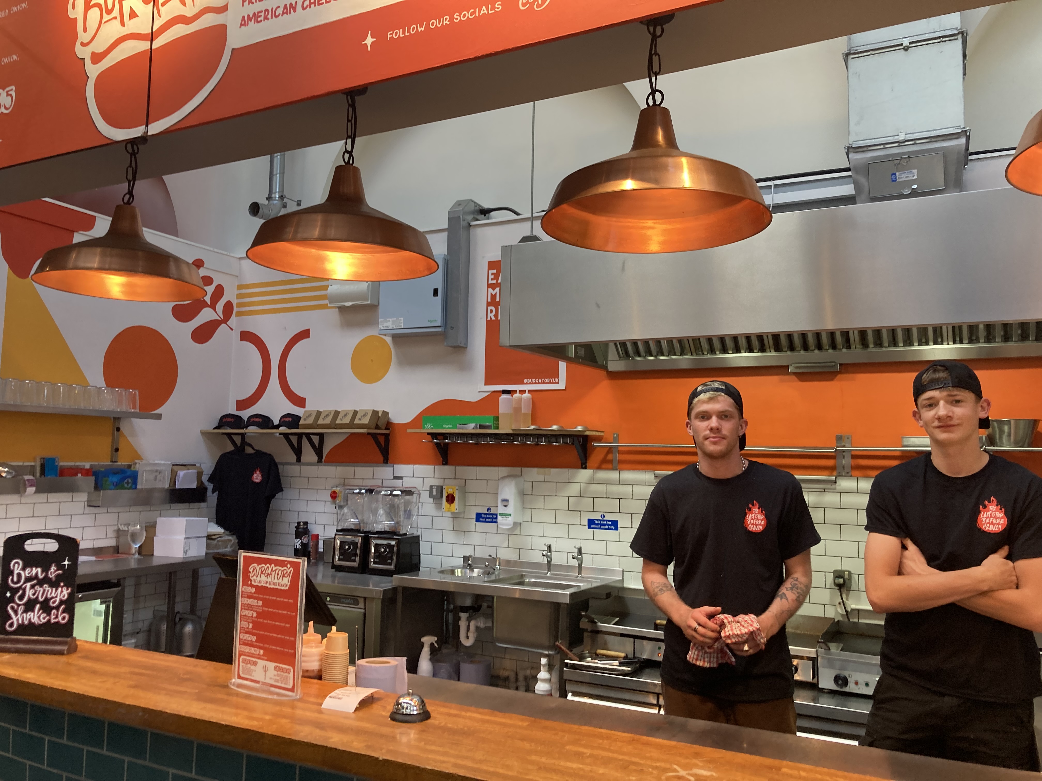 Burgatory has just opened in the Produce Hall, with chefs Harry and Tom rustling up delicious fresh burgers (Image - Alasdair Perry)