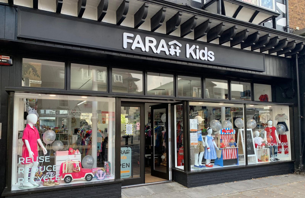 Exterior to new FARA Kids store. (Photo: FARA Charity)