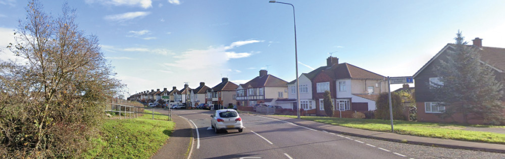 Long Lane where the two men were arrested.