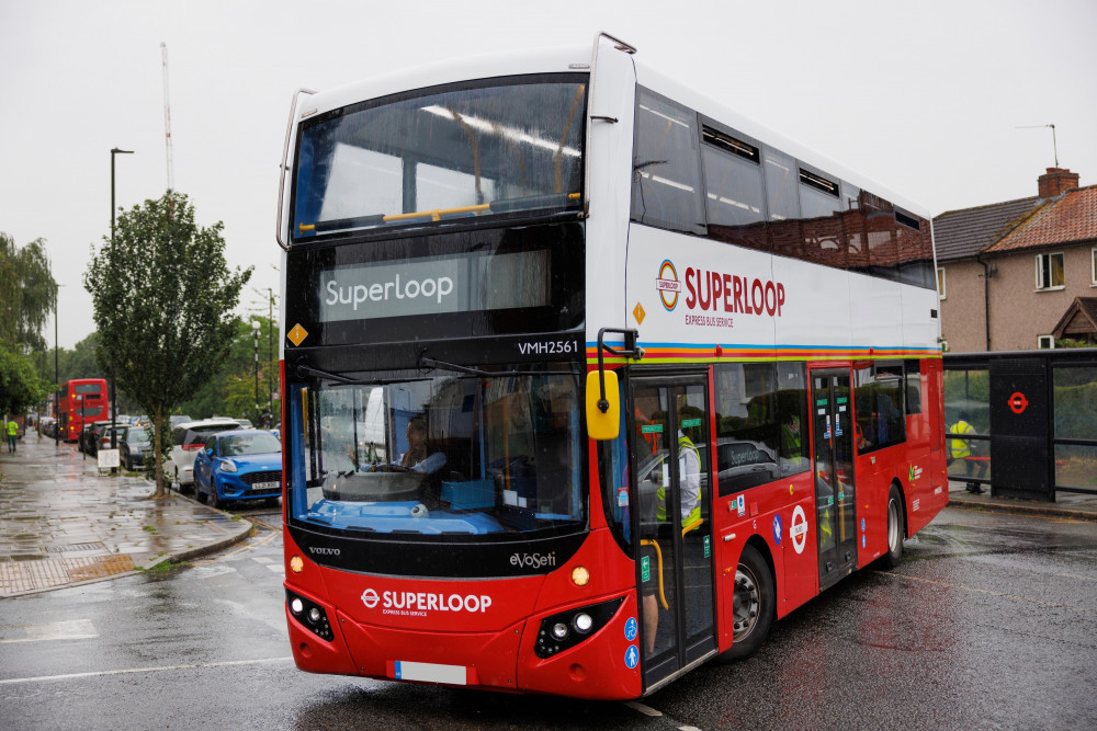 Superloop Bus (Photo Credit: TFL). 