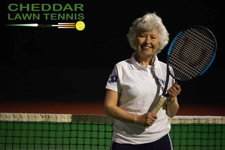 Cheddar Lawn Tennis Club member Sarah Strawbridge