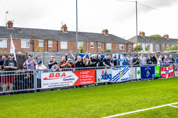 Millers' travelling fans played a big part in the win. Pictures by Kevin Lamb. (Lambpix).