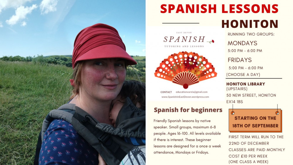 Isobel Varela is offering beginners Spanish lessons from next month (Credit: both Isobel Varela)