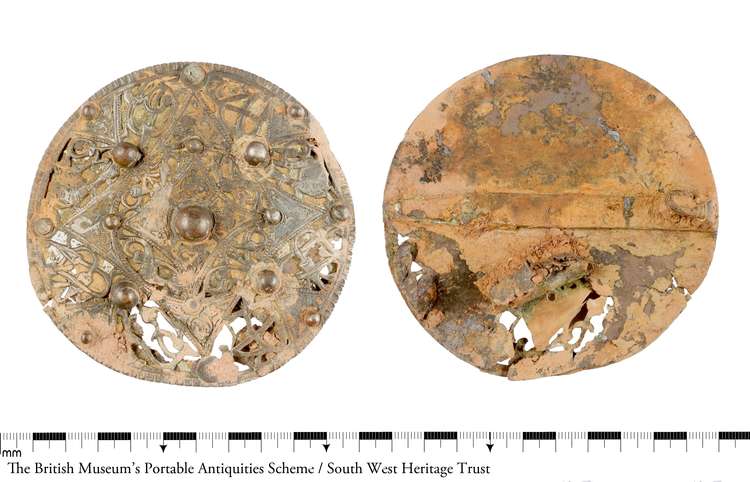 The early medieval brooch found in Cheddar (Photo: British Museum/South West Heritage Trust)