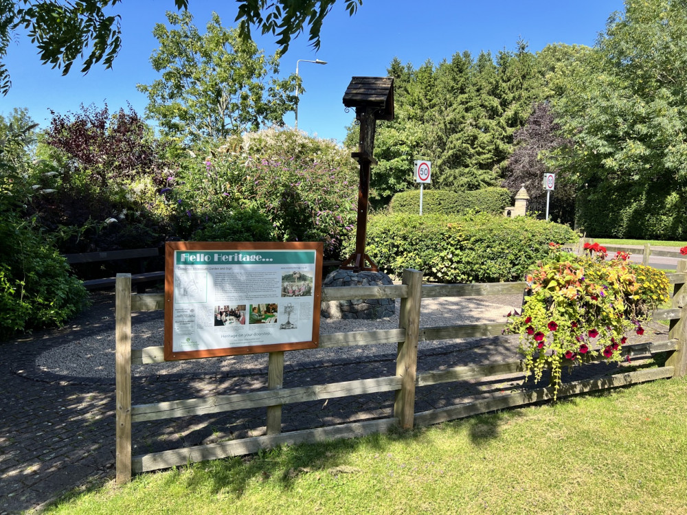 A Heritage information board in Coleorton. Photo: North West Leicestershire District Council