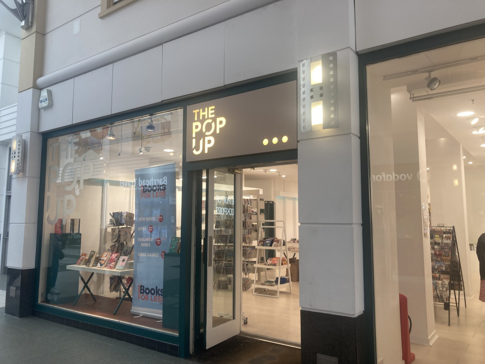 The Pop Up Shop is located in the Merseyway shopping centre, nextdoor to Waterstones (Image - Alasdair Perry)