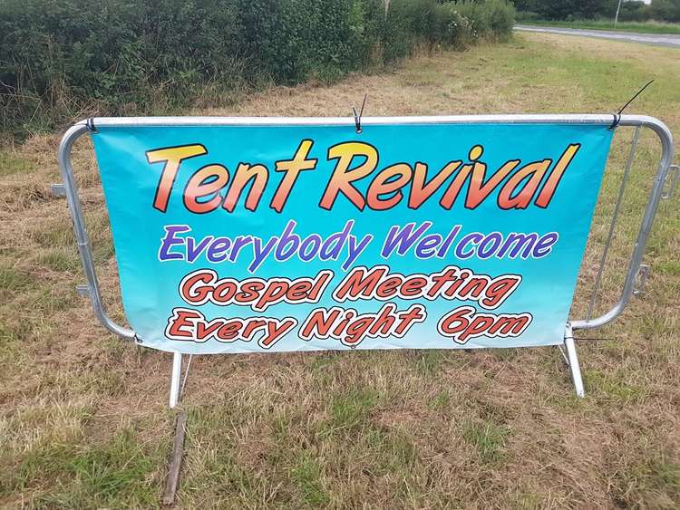 Tent Revival is believed to be taking place until Friday
