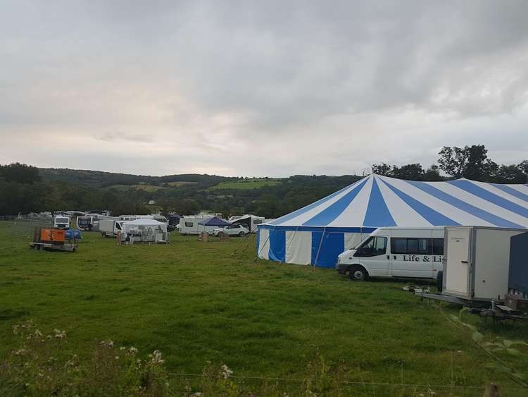 The Tent Revival event in Cheddar