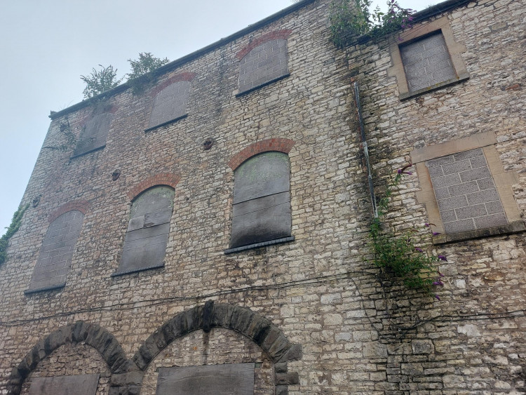 This is the old brewery building in Midsomer Norton last week