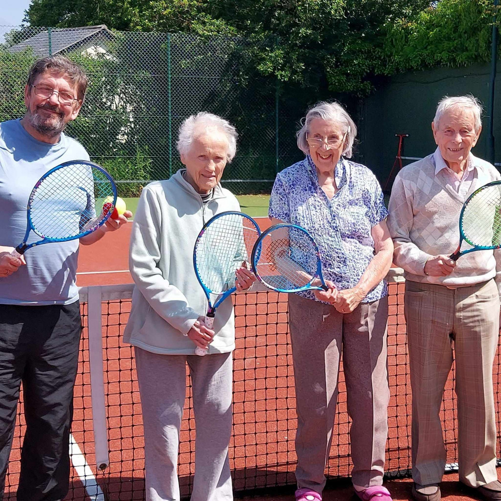 Anyone for tennis? Twyford House has partnered with Alsager Lawn Tennis Club  (Photos: Twyford House Care Home) 